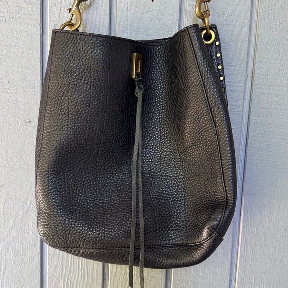 Rebecca Minkoff Black Leather Shoulder Bag - Picture 5 of 9